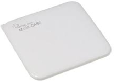 Cutie pentru depozitare masca faciala sau absorbante pentru menstruatie compacta si portabila de culoare alba 