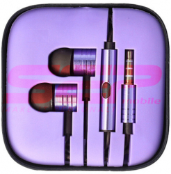 Experimenteaza sunetul extraordinar Dub Step Bass cu castile in ear din metal cu microfon si conector Jack 3.5 mm oferite de MOV 
