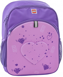 Rucsac Mov Lego M-line Cu Buzunar Frontal - Design Purple Heart 