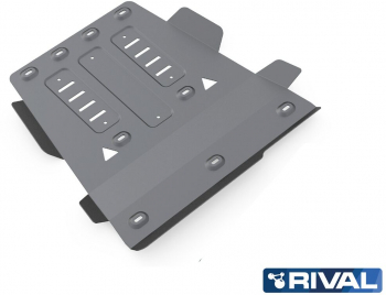 Scut cutie viteze si cutie de transfer pentru Volkswagen Amarok 2010-2016 2 0TDI din aluminiu 6 mm Rival 