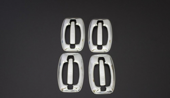 Set ornamente cromate manere portiere compatibile FIAT DUCATO 2006- cu rame incluse 