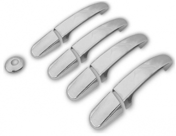 Set ornamente cromate manere portiere compatibile FORD CUSTOM 2012- 