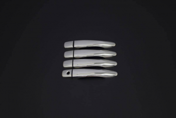 Set ornamente cromate manere portiere compatibile Nissan Qashqai 2014-2021 numai pentru vehicule fara Ikey 