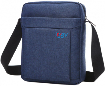 Geanta crossbody Iggy IGSB-CROSS-BL polyester 1 compartiment principal 21x26x5.6cm Albastru 