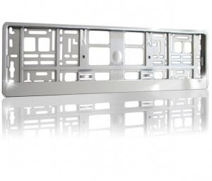 Suport numar auto metalic cromat compatibil cu FORD 