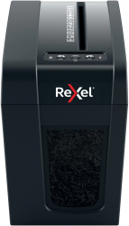 Distrugator documente manual REXEL SECURE X6 Slim P4 cross-cut (confeti) 6 coli 10l negru 