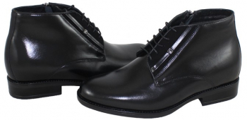 Ghete barbati piele naturala - Conhpol negru - Marimea 40 