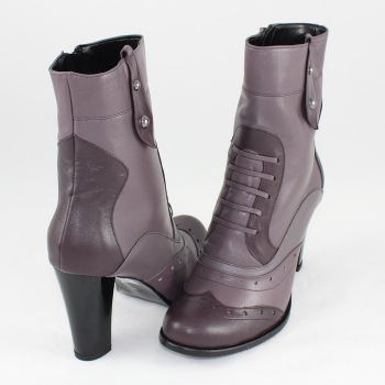 Ghete dama piele naturala - Nike Invest gri violet - Marimea 40