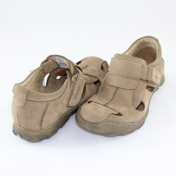 Pantofi casual barbati piele naturala - Badura bej - Marimea 45 