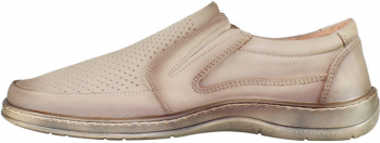 Pantofi casual barbati piele naturala - Nicolis bej - Marimea 42 