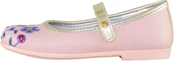 Pantofi casual fete piele naturala - Melania roz - Marimea 25 