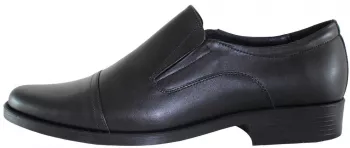Pantofi eleganti barbati piele naturala - Pieton negru - Marimea 40 