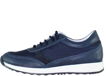 Pantofi casual copii piele naturala - Melania bleumarin - Marimea 32 