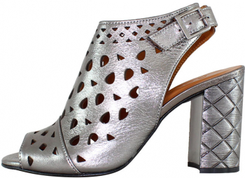 Sandale dama piele naturala - Dogati shoes argintiu - Marimea 36 