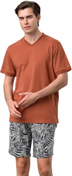 Tricou de barbati Vamp 18713 XL bumbac portocaliu 
