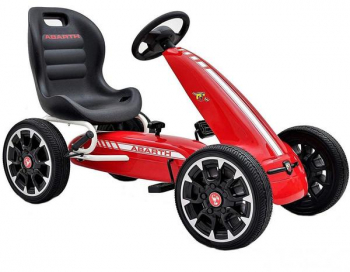 Kart cu pedale Abarth 500 Assetto Rosu 