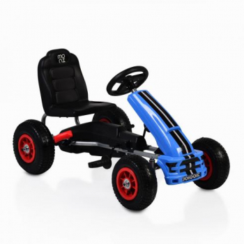 Kart cu pedale si roti gonflabile Nevada Bleu-B006 