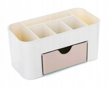 Organizator pentru cosmetice bijuterii si ceasuri alb