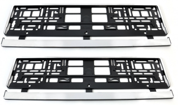 set 2 buc Suport auto numar inmatriculare plastic 