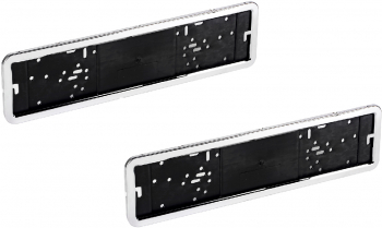 Set 2 buc Suport numar de inmatriculare din otel inoxidabil INOX LPF 001 