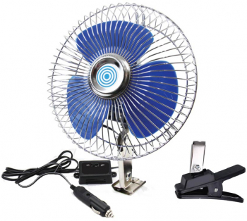Ventilator auto metal cu suport cu clema CFAN-15 +24V 