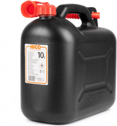 Canistra Combustibilul din plastic poate 10L negru 