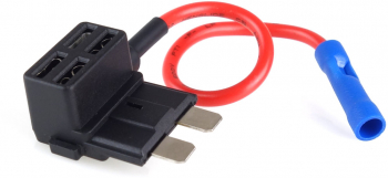 Soclu suport sigurante auto adaptor splitter 2xStandard maxim 20A 19mm 