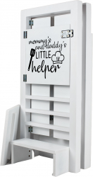 Turn De Activitati Pliabil Learning Tower Pliabil Alb 85X40X38 Cm 