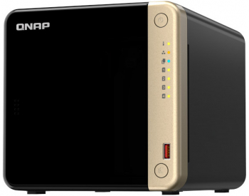 NAS Qnap NTS-464 CPU Intel N5095 4-core 8GB RAM, 4-Bay SATA, 2 x M.2 NVMe, 2x 2.5 GbE, HDMI 2.0