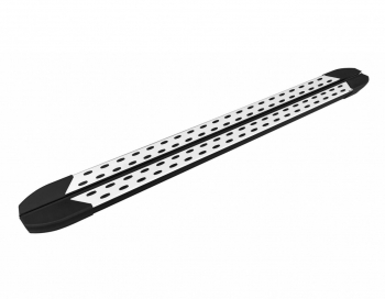 Set praguri laterale din aluminiu cu suporti compatibil VW CADDY 2021- TrimLine Alu Design 
