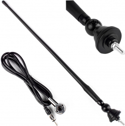 Antena auto cauciuc 34cm 5mm adaptor ANT02 