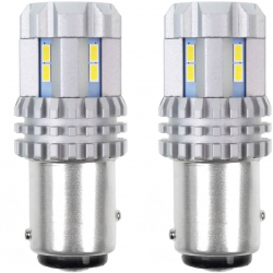 Becuri LED CANBUS 3020 22SMD UltraBright 1157 BAY15D P21/5W Alb 12V/24V