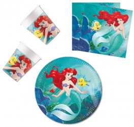 Set de petrecere din 32 de piese Disney- Ariel 