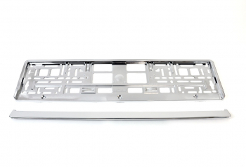 Suport numar inmatriculare auto chrome