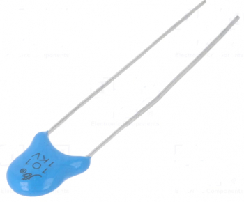 Condensator ceramic 100pF 1kVDC SL and plusmn 10 5mm 