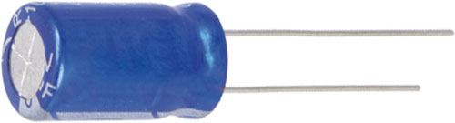 Condensator electrolitic THT 470uF 10VDC and Oslash 8x11 5mm and plusmn 20 
