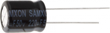 Condensator electrolitic THT 10uF 400VDC and Oslash 10x13 5mm and plusmn 20 