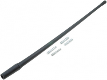 Tija antena 0 35m M5 M6 exterior AM FM tija din cauciuc 