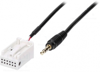 Adaptor Aux Jack 3 5mm Citroen Peugeot 0 8m 
