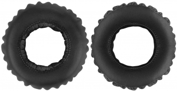Set 2 bureti PadForce pentru casti Sony MDR-XB500 Over-Ear Negru Piele ecologica 