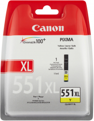 Cartus Canon CLI-551 XL Galben IP7250 MG5450 MG6350 