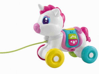 Jucarie de tras unicorn interactiv Baby Clementoni 