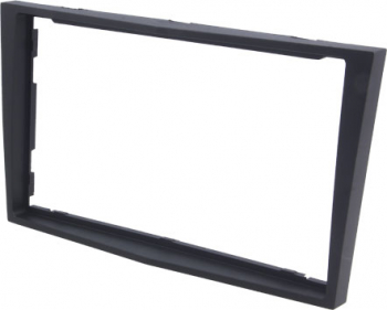 Cadru radio Opel 2 DIN argintie 