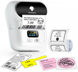 Imprimanta Termica Portabila Phomemo M110 Bluetooth Aplicatie Compacta Compatibil cu Windows Apple IOS si Android 