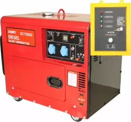 Generator monofazat insonorizat SC7500Q-ATS 13 CP - 6 KW 