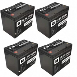 Pachet Baterii cu design structural integrat 48 V 100 Ah 5 12 kWH 255 x 165 x 210mm Material ABS Negru 