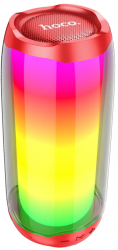 Boxa Portabila cu jocuri LED Bluetooth 5.0 10W Hoco Pulsating HC8 Rosu 