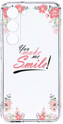 Husa Bestcase comp cu Samsung Galaxy S23 Make Me Smile 2MM Soft Silicon prot cam T 4 