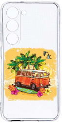 Husa Bestcase comp cu Samsung Galaxy S23 Summer Car 2MM Soft Silicon prot cam T 814 