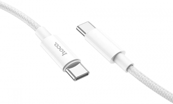 Cablu de Date Tip C la Tip C 3A 1m Hoco True Color X68 Argintiu 